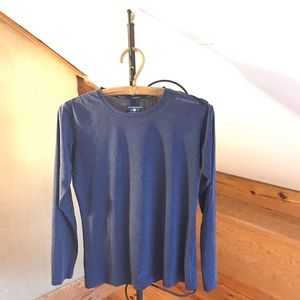 Brooks Navy Long Sleeve Light Weight Running Top, EUC, S